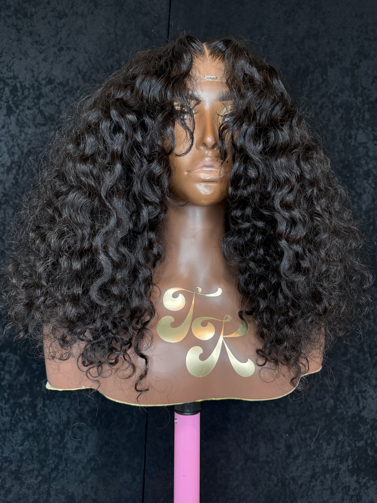 18” Raw curly