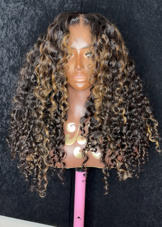 20” curly