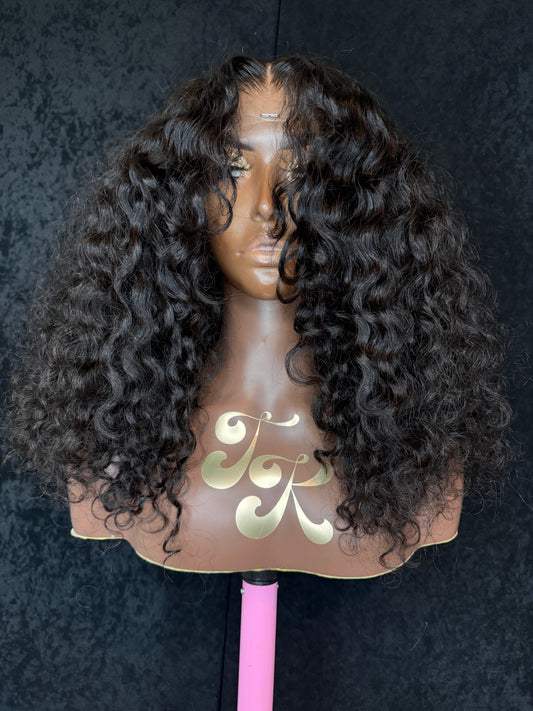 18” Raw curly